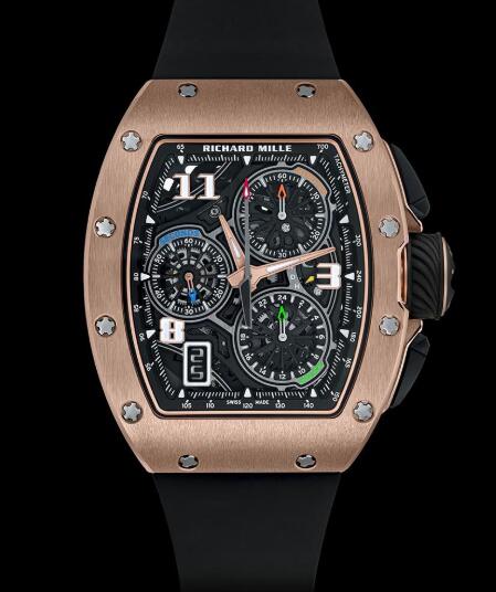 Best Richard Mille RM 72-01 Lifestyle In-House Chronograph Red Gold Replica Watch